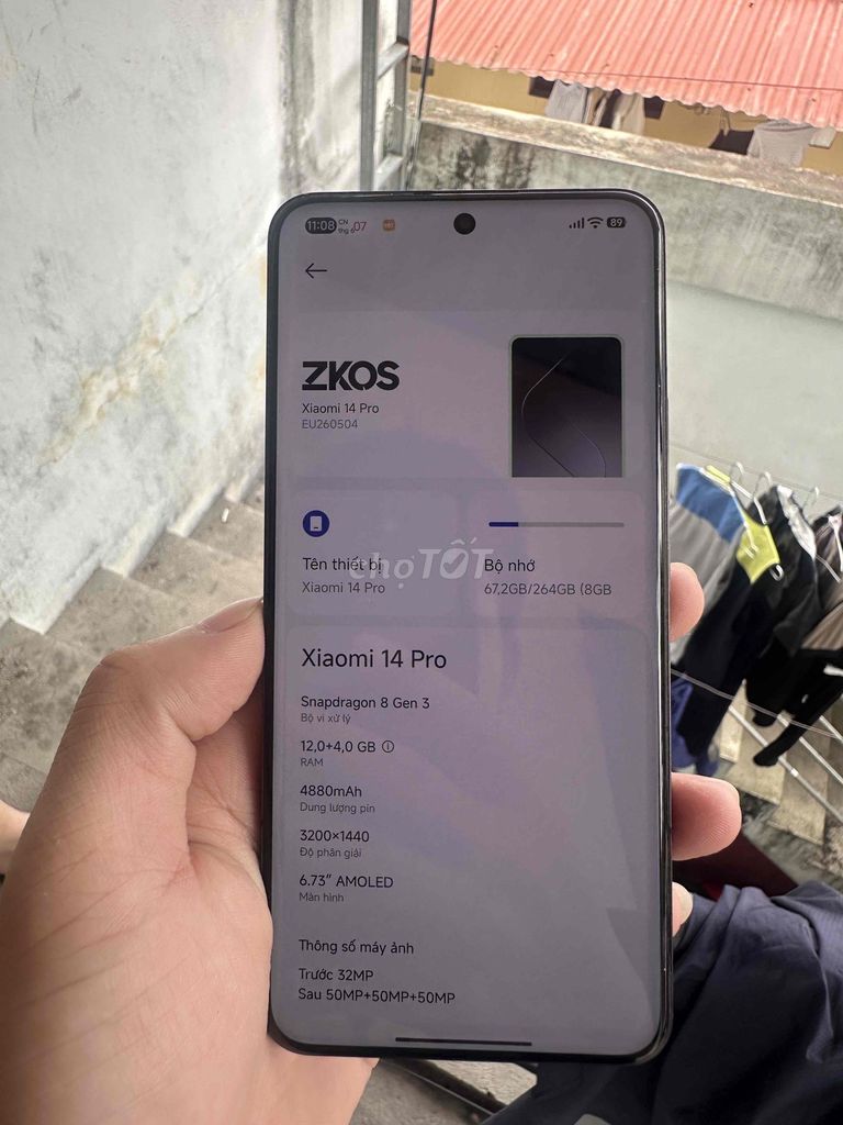 Xiaomi 14 Pro 256GB Đen. Mua bán Điện thoại tại Thành phố Bắc Ninh Bắc Ninh được đăng bởi Văn Duy Tạ hình 1