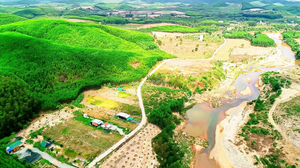 Đất Khánh Trung góc 2 mặt tiền 3000m² - 400m² thổ