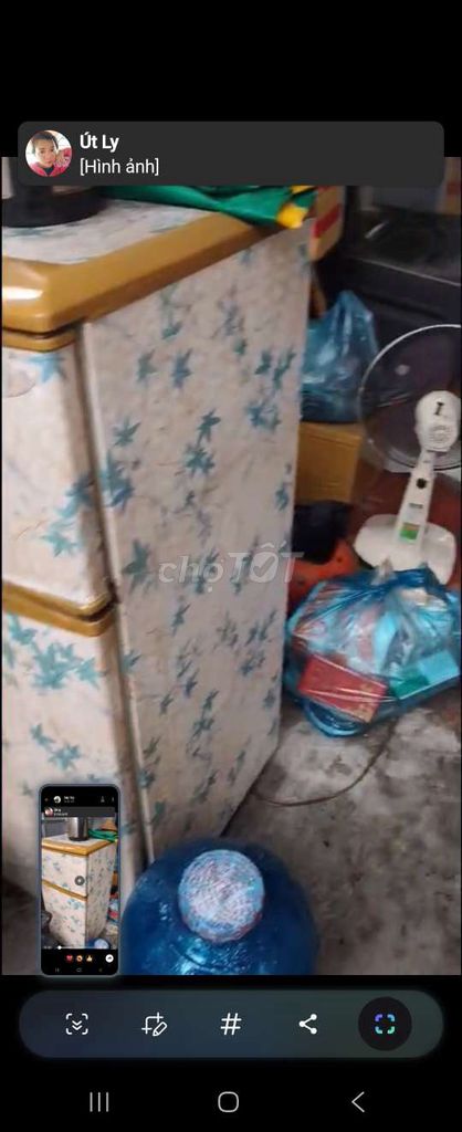 Tủ lạnh Trắng họa tiết Đã sử dụng. Mua bán Tủ lạnh tại Thành phố Dĩ An Bình Dương được đăng bởi Nhõ Nhi hình 1