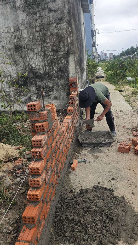 Xây tường rào,nhà ,mái che chất lượng