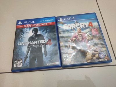 2 tựa game ps4  hay uncharted 4 và farcry 4
