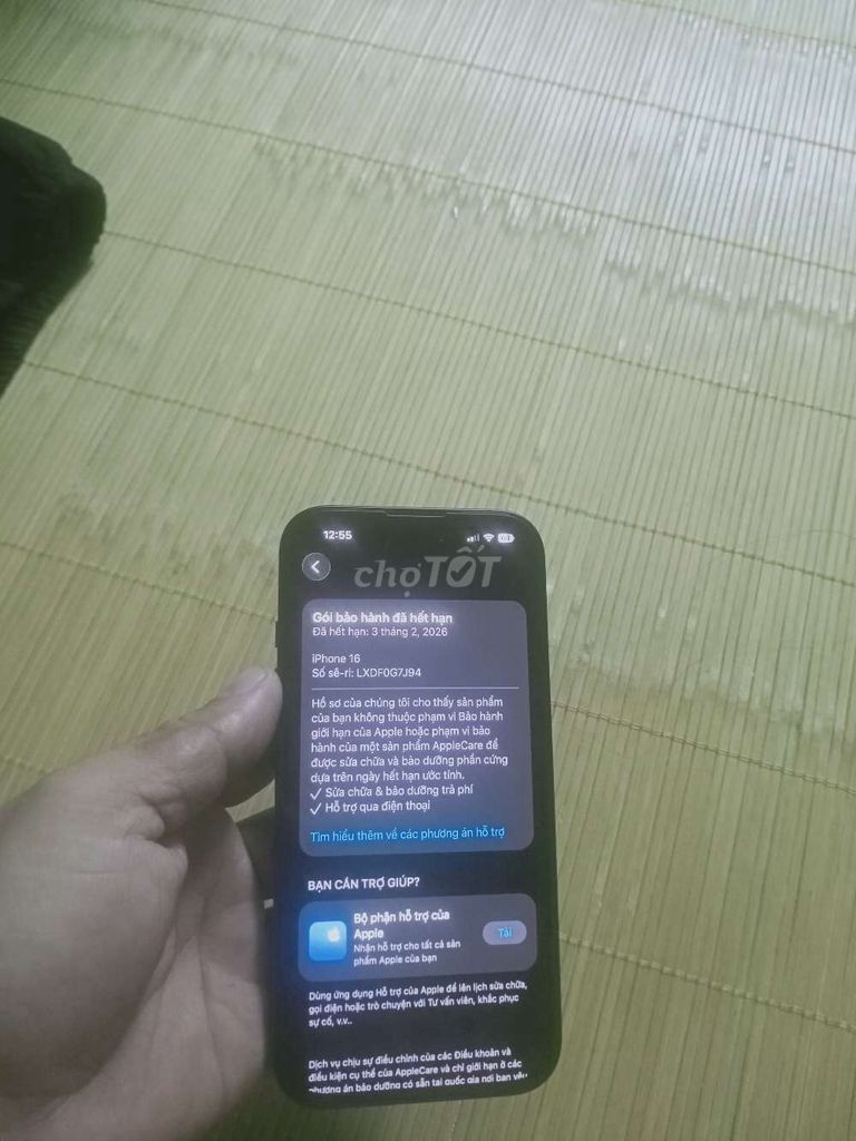 Bán OR GL iPhone 16 Qt 128GB Đen. Mua bán Điện thoại tại Quận Cẩm Lệ Đà Nẵng được đăng bởi Quỳnh chi  hình 1
