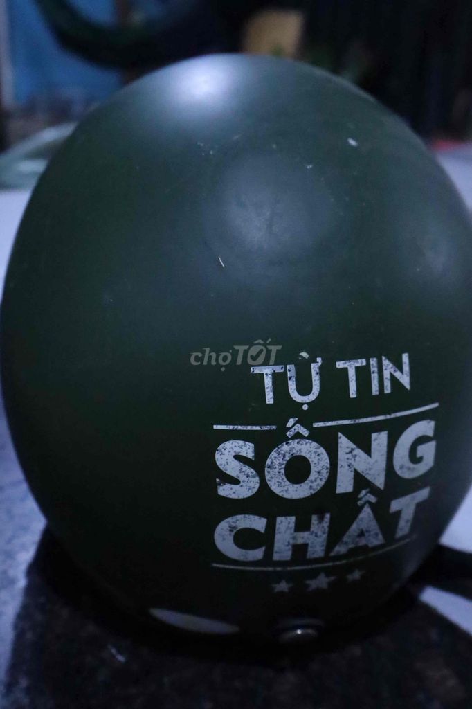 Mũ bảo hiểm 3/4 Xanh rêu. Mua bán Phụ kiện thời trang khác tại Quận Bình Thạnh Tp Hồ Chí Minh được đăng bởi Yu Yu hình 1
