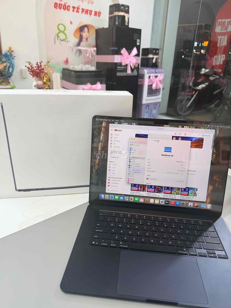 Apple Macbook Air M4 15 inch Xanh Full Box Sạc 9L. Mua bán Laptop tại Quận Ninh Kiều Cần Thơ được đăng bởi THẮNG APPLE TRẢ GÓP KHÔNG TRẢ TRƯỚC hình 1