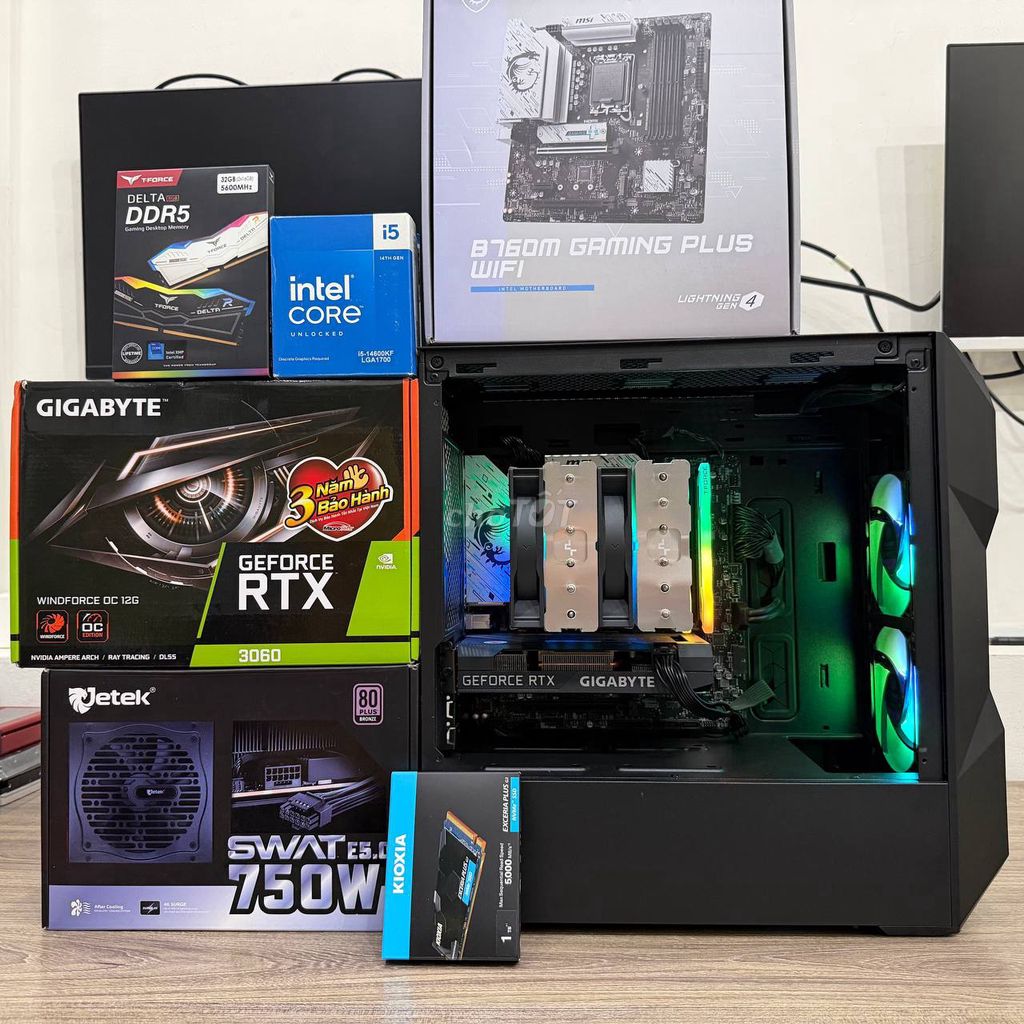 Dàn 2ND i5 14600KF , RTX 3060 12GB, 32GB DDR5, 1TB. Mua bán Máy tính để bàn tại Quận Tân Phú Tp Hồ Chí Minh được đăng bởi Hữu Cương hình 1