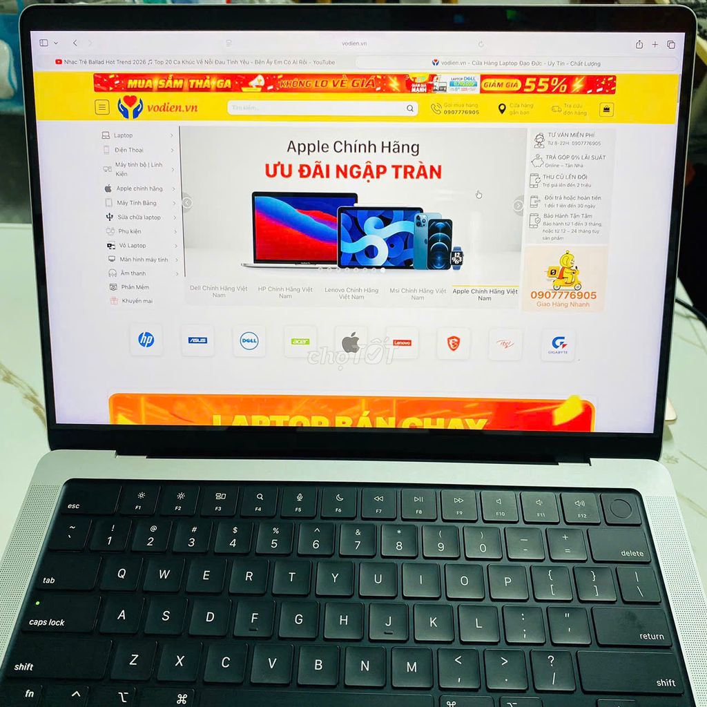 Apple MacBook Pro 14 inch M2 Pro 2023 16GB/512GB. Mua bán Laptop tại Quận Ninh Kiều Cần Thơ được đăng bởi Võ Diện hình 1