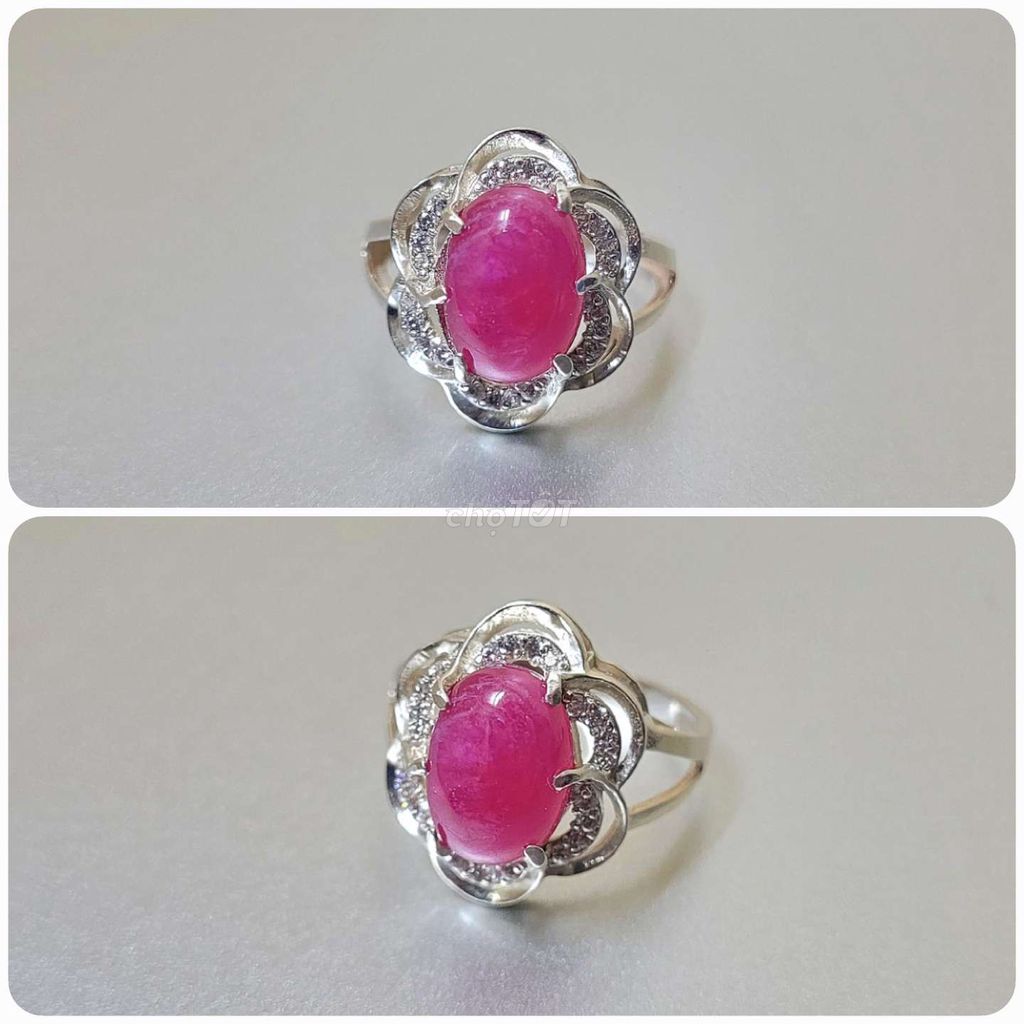 nhẫn bạc đá ruby, sapphire tự nhiên hàng tuyển. Mua bán Phụ kiện thời trang khác tại Thành phố Nha Trang Khánh Hòa được đăng bởi Rio Natural Gemstone Jewelry hình 1