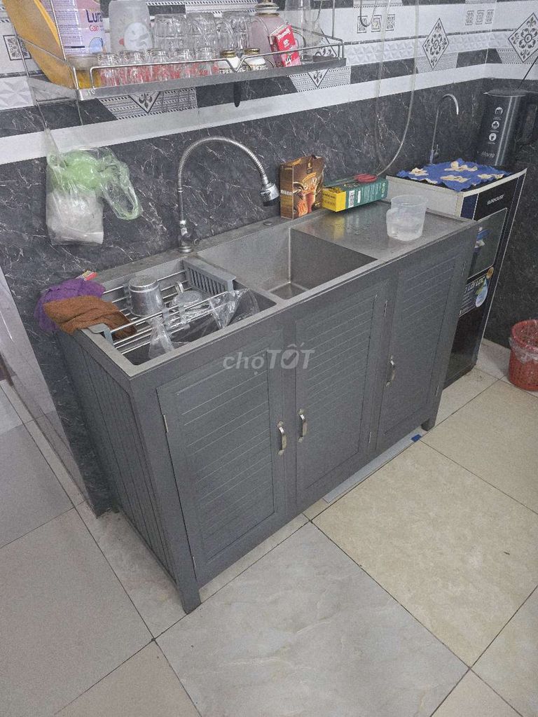 Chậu rửa tay kết hợp tủ. Mua bán Nội thất, đồ gia dụng khác tại Thành phố Cao Lãnh Đồng Tháp được đăng bởi Nhân Steven hình 1