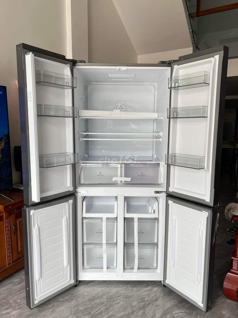 Tủ lạnh Xiaomi Mijia 4 cánh 606L, Có ion khử khuẩn