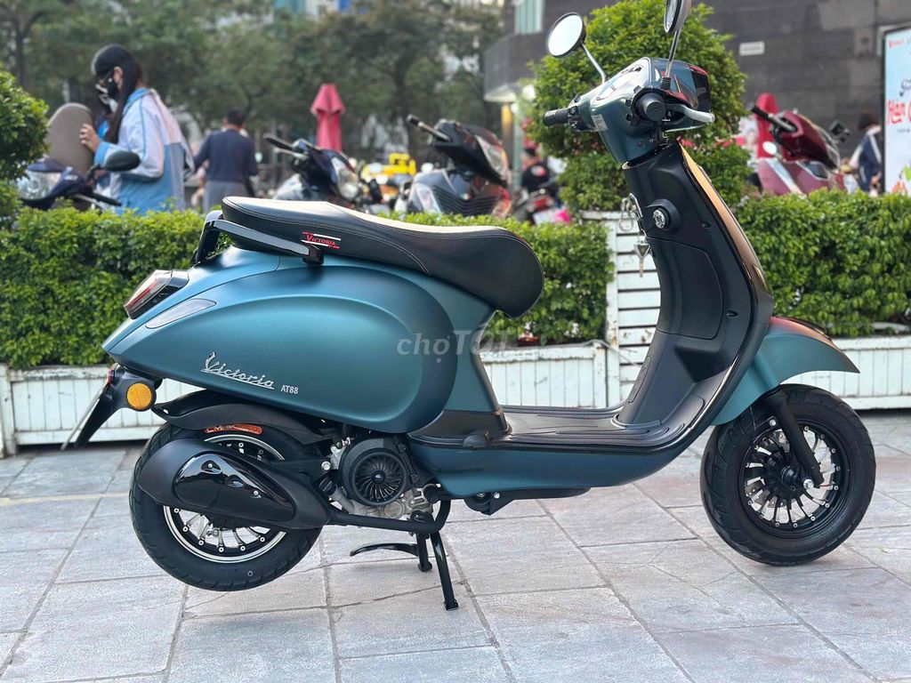 Victoria AT88 2024 Xanh lam. Mua bán Xe máy tại Quận Cầu Giấy Hà Nội được đăng bởi Peter hình 1