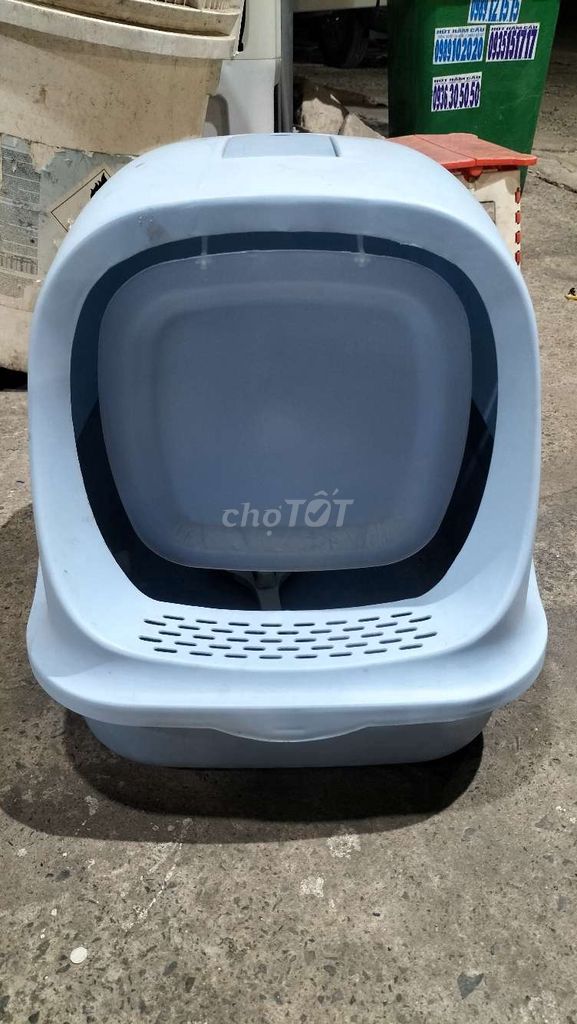 Nhà vệ sinh chó mèo Nhựa Xám. Mua bán Phụ kiện, Thức ăn, Dịch vụ tại Thành phố Biên Hòa Đồng Nai được đăng bởi Anh Phúc hình 1