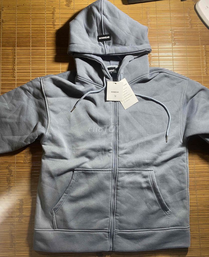 Áo khoác hoodie NOWWEAR Xám size M. Mua bán Quần áo tại Quận Hoàng Mai Hà Nội được đăng bởi Sơn Nguyễn hình 1