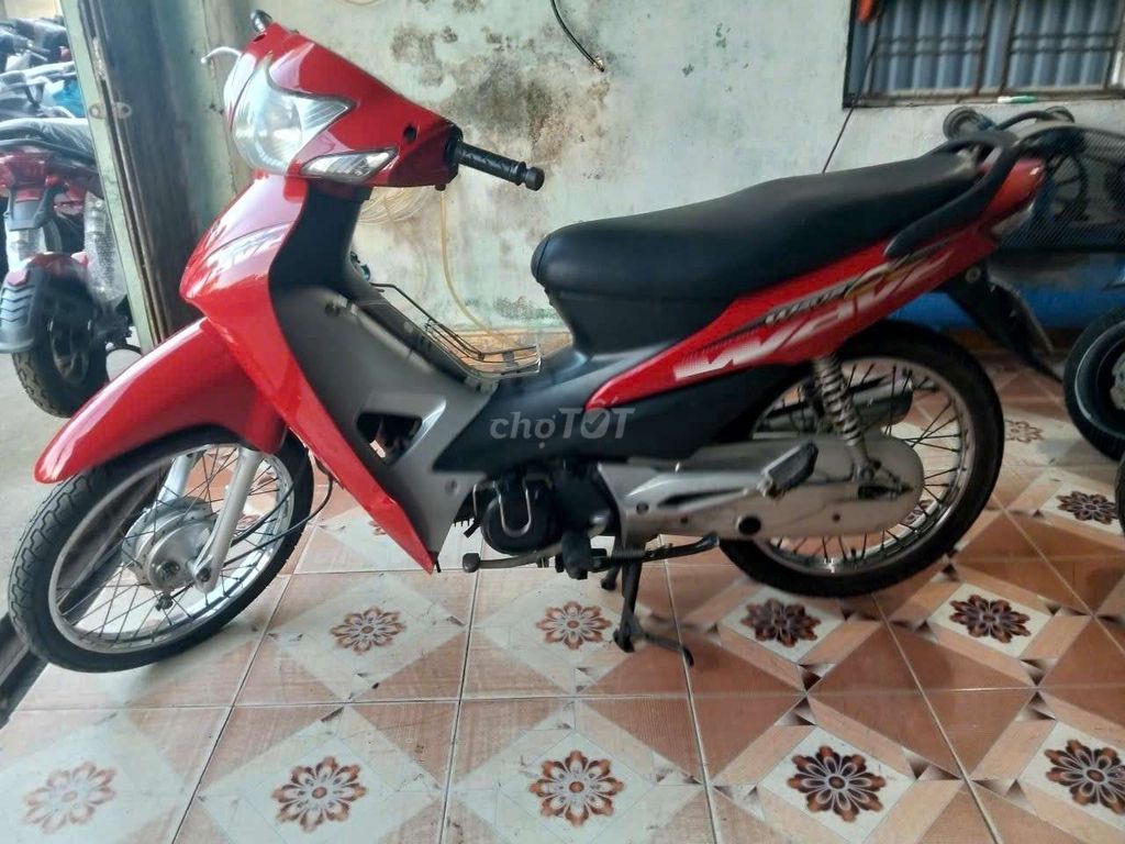 Honda Wave красный мопед