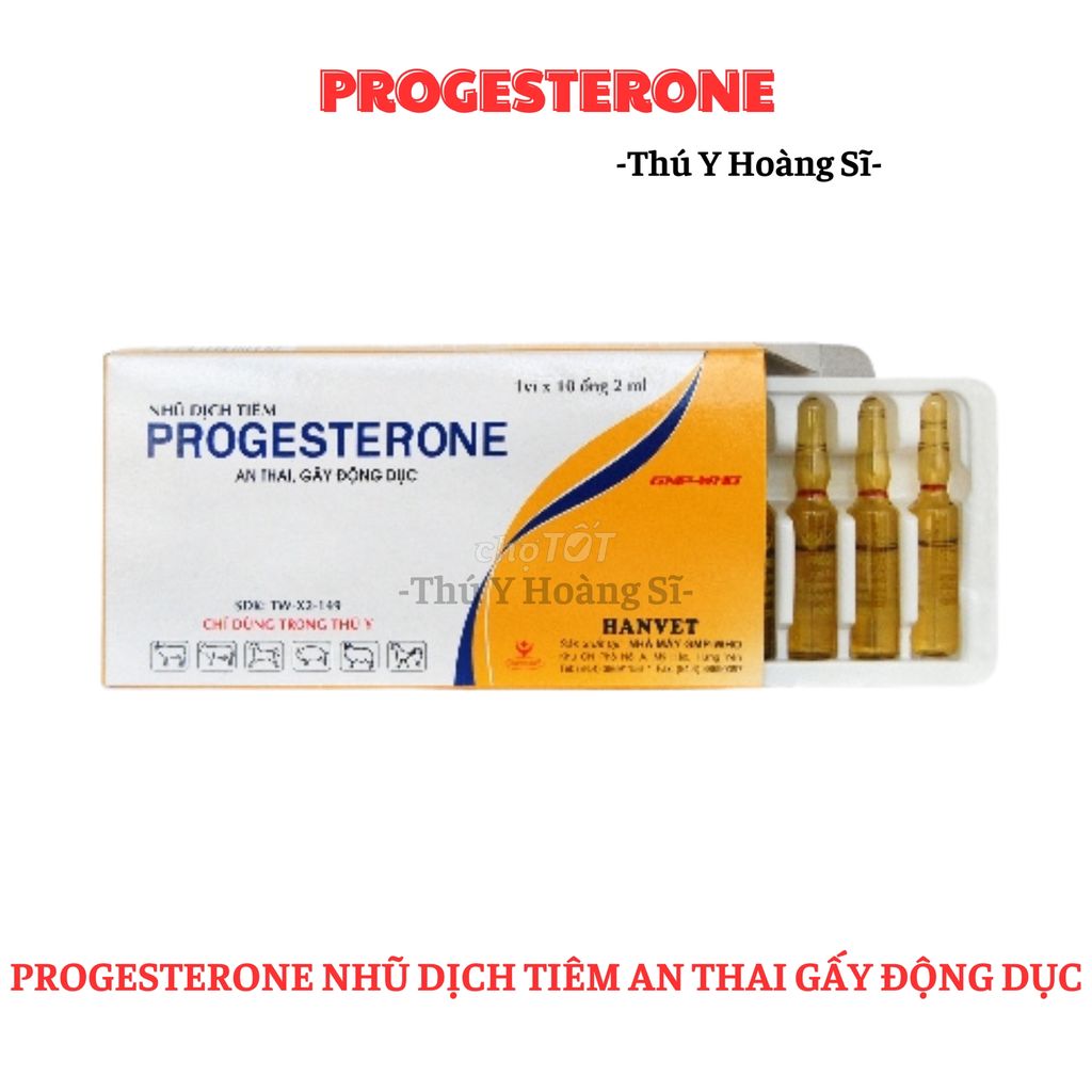 Progesterone Dùng trong thú y