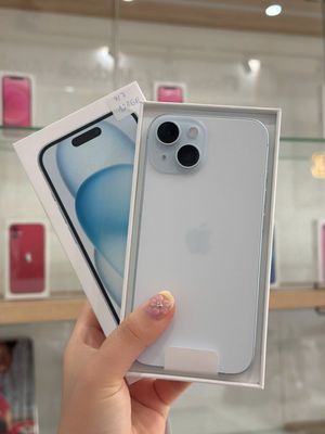 15 BLUE 128G VNA MÁY MỚI CHƯA SỬ DỤNG GÓP 0Đ