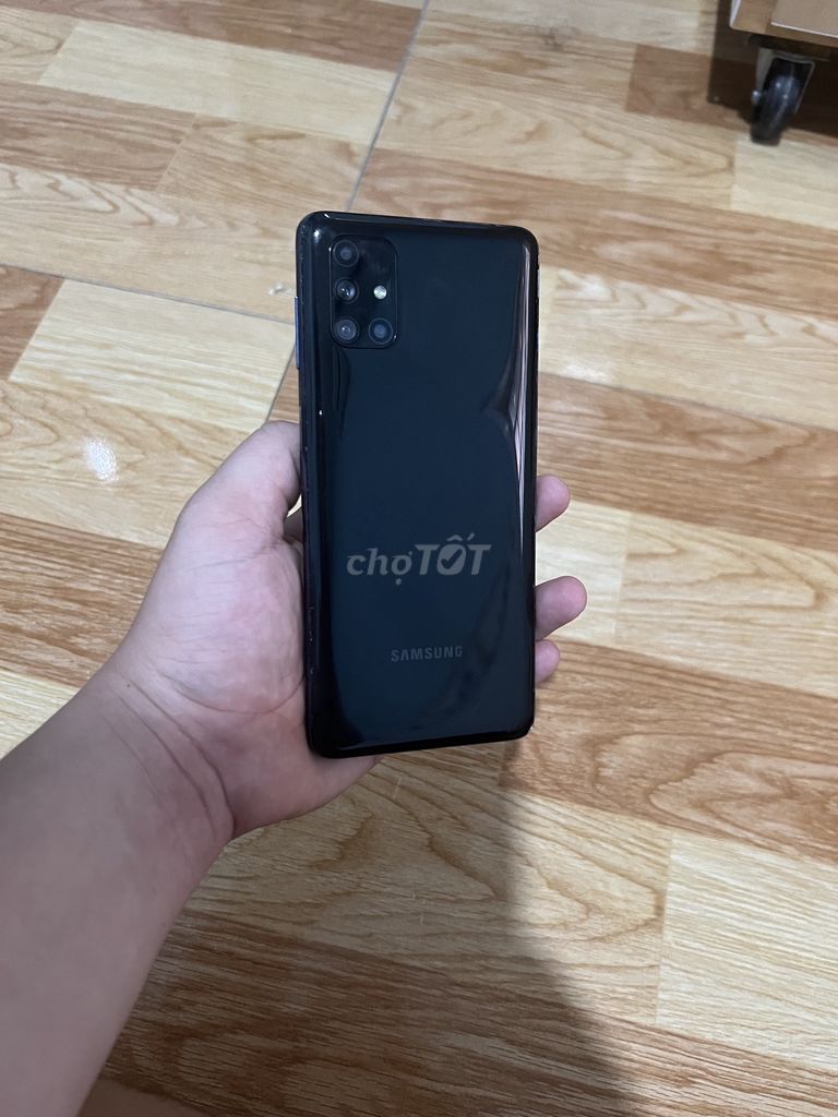 Samsung M51 đen,  Gam 8gb , dung lượng 128gb. Mua bán Điện thoại tại Huyện Tam Nông Đồng Tháp được đăng bởi Hữu Lộc hình 1