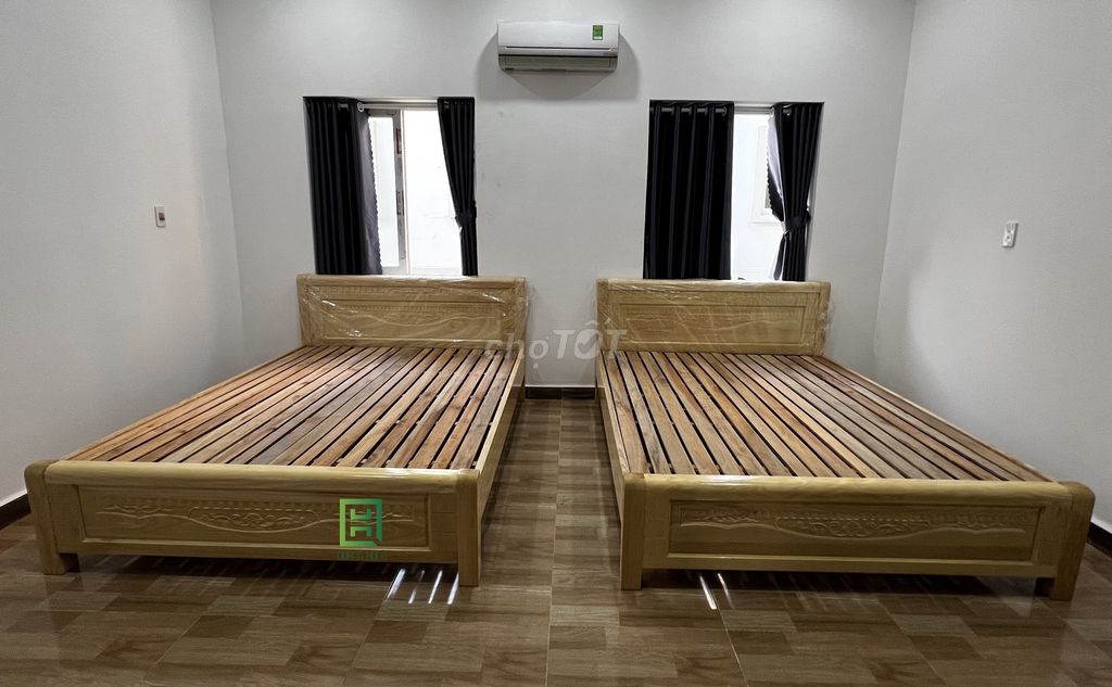 GIƯỜNG GỖ SỒI - GIƯỜNG GỖ - GIƯỜNG GỖ - GIƯỜNG. Mua bán Giường, chăn ga gối nệm tại Thành phố Thủ Đức Tp Hồ Chí Minh được đăng bởi LÊ VĂN HÙNG hình 1