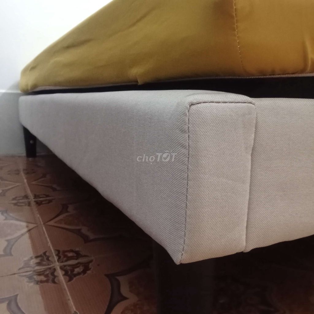 Giường bọc vải Vải sofa Trắng Hàng xuất khẩu. Mua bán Giường, chăn ga gối nệm tại Thành phố Thủ Dầu Một Bình Dương được đăng bởi Hào Quốc (Candy) hình 1