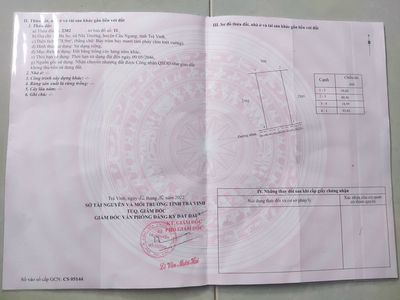 Đất Nhị Trường cách chợ 2km thích hợp cho gia đình ra riêng. Mua bán đất tại Huyện Cầu Ngang Trà Vinh được đăng bởi huynh