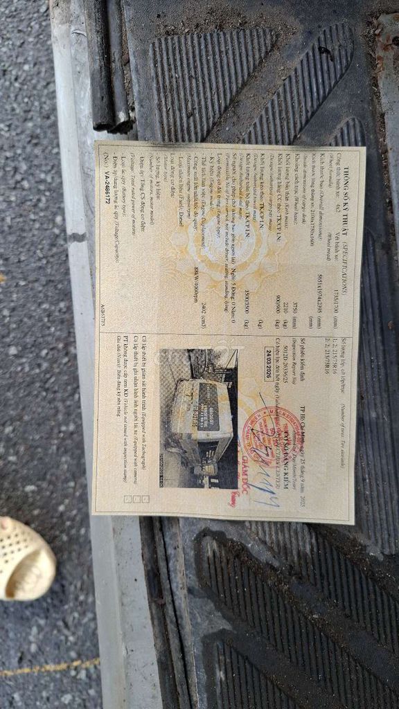 FOTRANSIf.TẢI VĂN 6N/900KG ĐỜI 2004.. Mua bán Xe tải, xe ben tại Quận Bình Tân Tp Hồ Chí Minh được đăng bởi Văn Trí hình 6