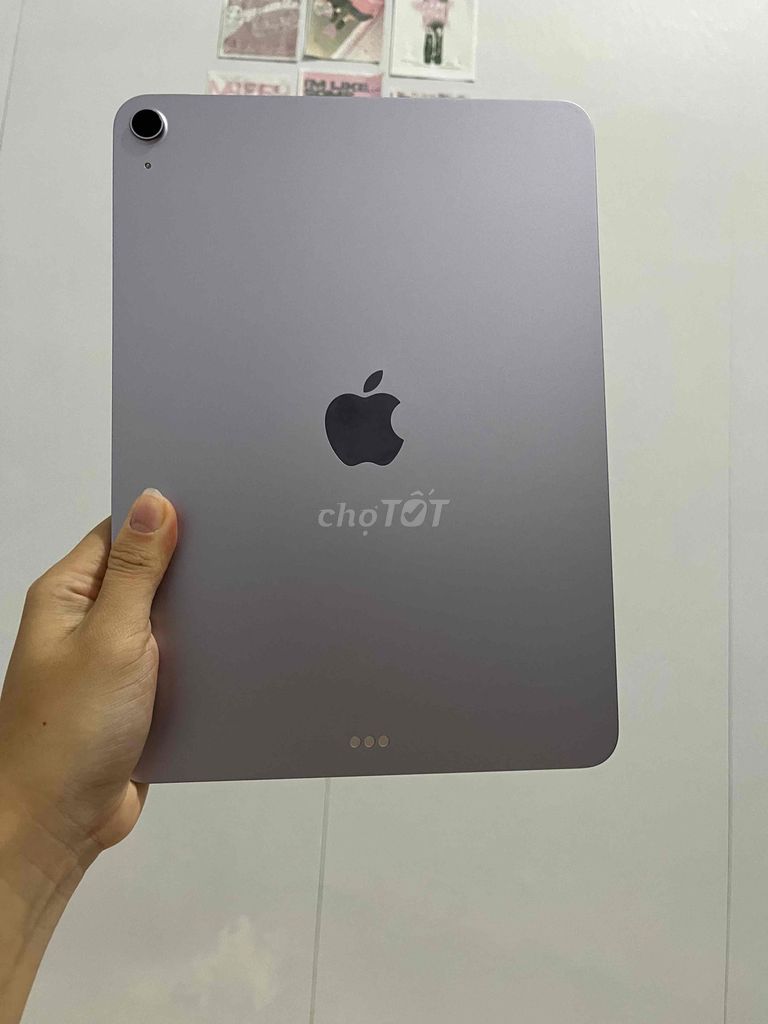 (Cần tiền gấp nên pass) iPad Air M3 128GB Tím. Mua bán Máy tính bảng tại Huyện Duyên Hải Trà Vinh được đăng bởi Kỳ Anh hình 1