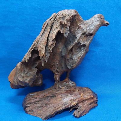 Tượng gỗ hình chim cao 65cm. Mua bán Đồ sưu tầm, đồ cổ tại Quận Hải Châu Đà Nẵng được đăng bởi Trần Xuân Dương