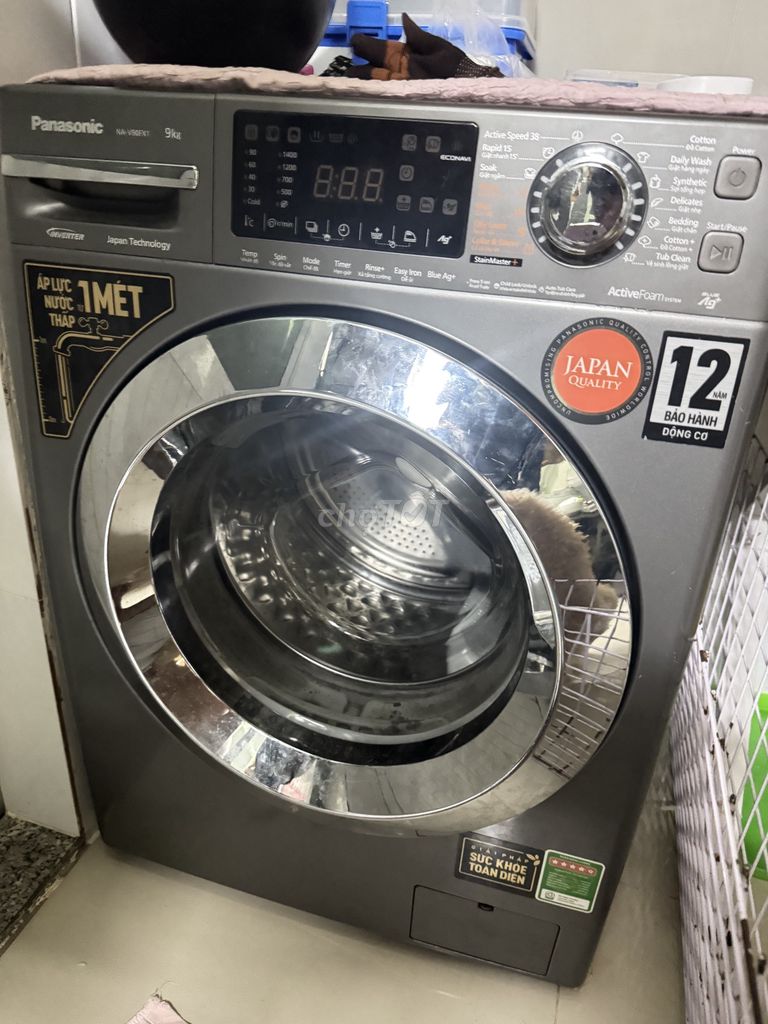 Máy giặt Panasonic NA-V90FX1 9kg Xám. Mua bán Máy giặt tại Quận Bình Tân Tp Hồ Chí Minh được đăng bởi Bee Farm Ben hình 1