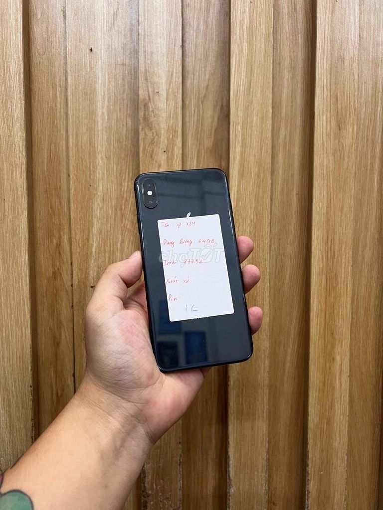 Apple iPhone XS Max 64GB Đen Nguyên bản. Mua bán Điện thoại tại Quận Đống Đa Hà Nội được đăng bởi  HT Mobie Trả góp nợ xáu bao duyệt hình 1