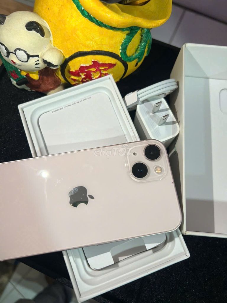 Bản mỹ iphone 13/128Gb quốc tế màu hồng fulbox 98%