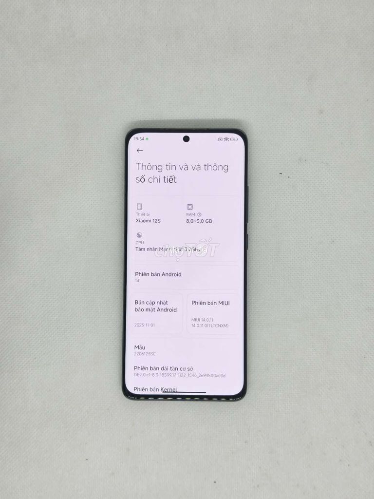 Xiaomi 12S Xám 8/128 đẹp cod toàn quốc . Mua bán Điện thoại tại Quận Thanh Xuân Hà Nội được đăng bởi Đỗ Mạnh Nhuận hình 1