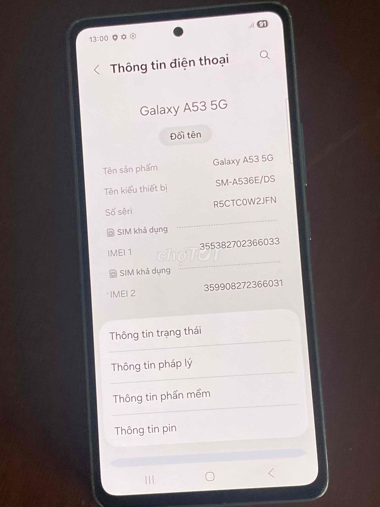 Samsung A53 5G 8GB 256GB Zin bản quóc tế 2 sim. Mua bán Điện thoại tại Huyện Củ Chi Tp Hồ Chí Minh được đăng bởi Linh hình 1