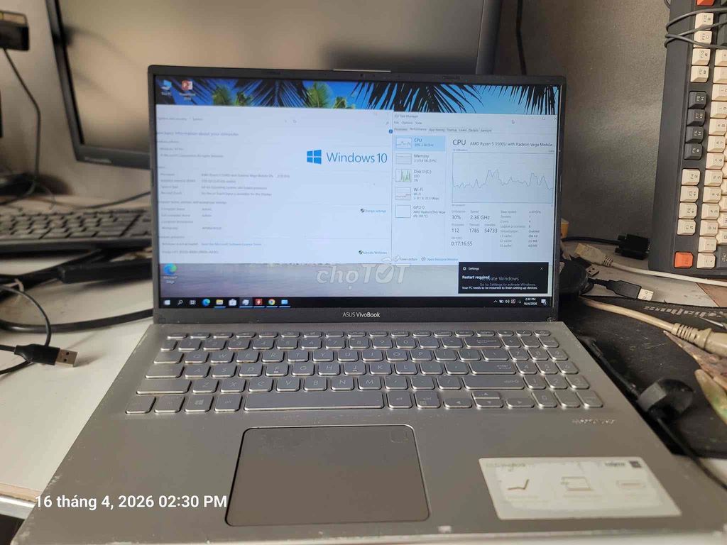 Asus Vivobook Ryzen 5 3500. Mua bán Laptop tại Quận Thanh Xuân Hà Nội được đăng bởi Thích thú máy móc hình 1