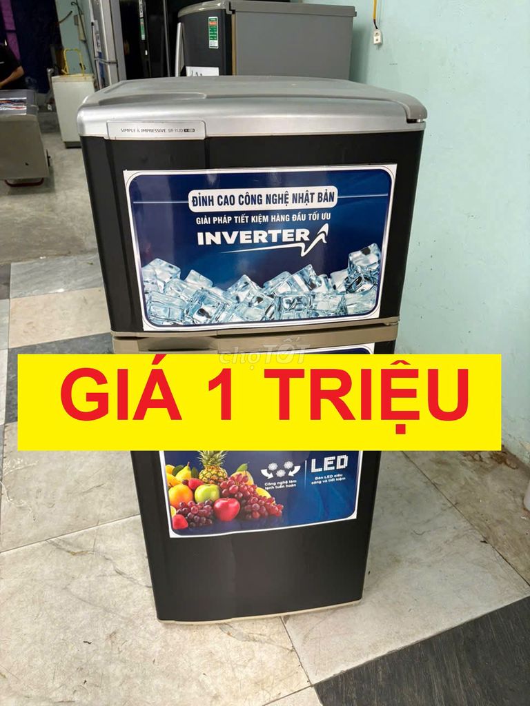 🚨 TỦ SANYO 120L = THANH LÝ 999K = CÓ BẢO HÀNH 🚨. Mua bán Tủ lạnh tại Quận Tân Phú Tp Hồ Chí Minh được đăng bởi Nam Tiến  hình 1