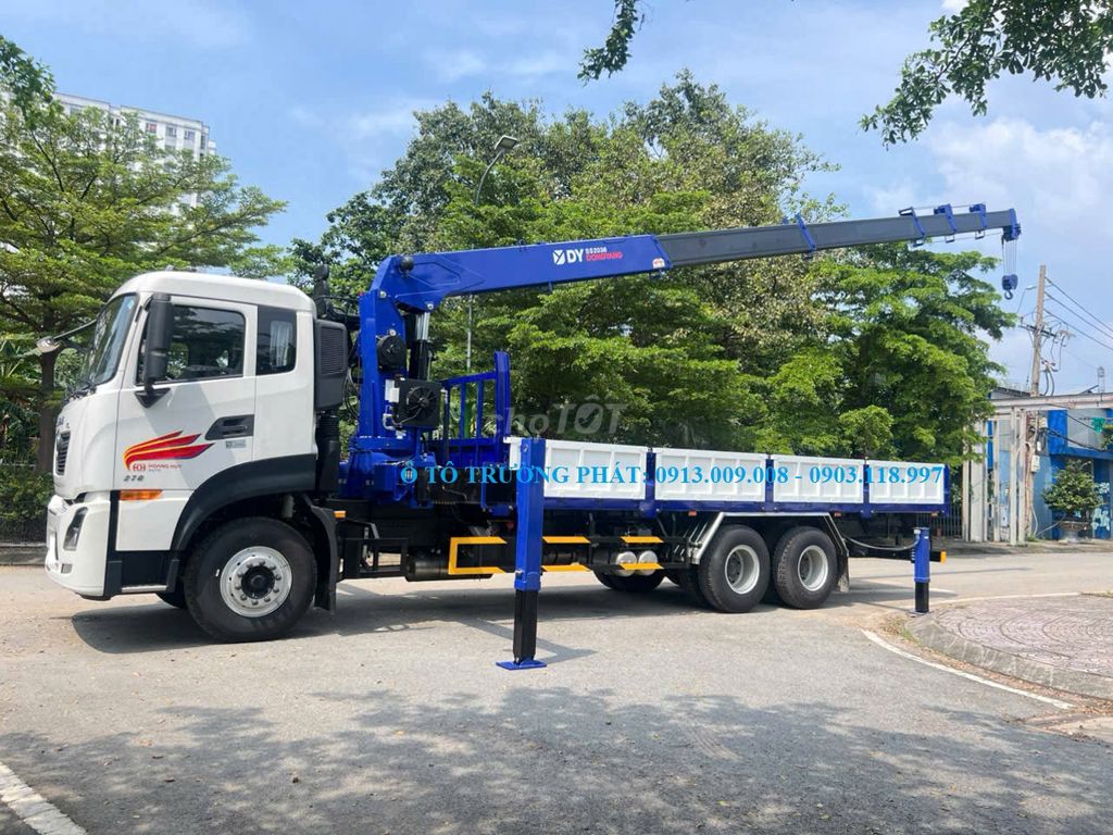 Bán DONGFENG 3 chân 2 cầu cẩu DONGYANG 8tấn 6 khúc. Mua bán Xe tải, xe ben tại Quận 12 Tp Hồ Chí Minh được đăng bởi Mr Thành hình 1
