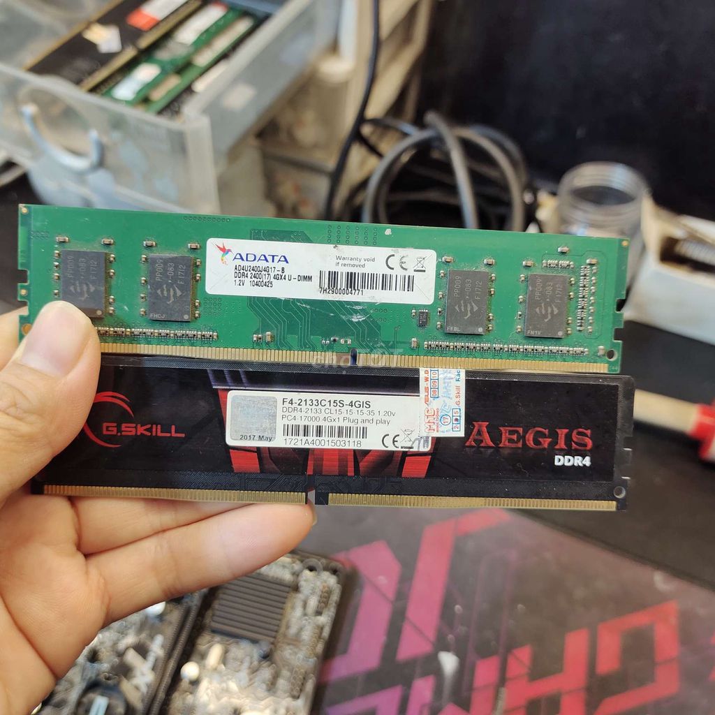 🍄RAM MÁY BÀN DDR4 4GB AE LẮP MÁY NÂNG CẤP OK