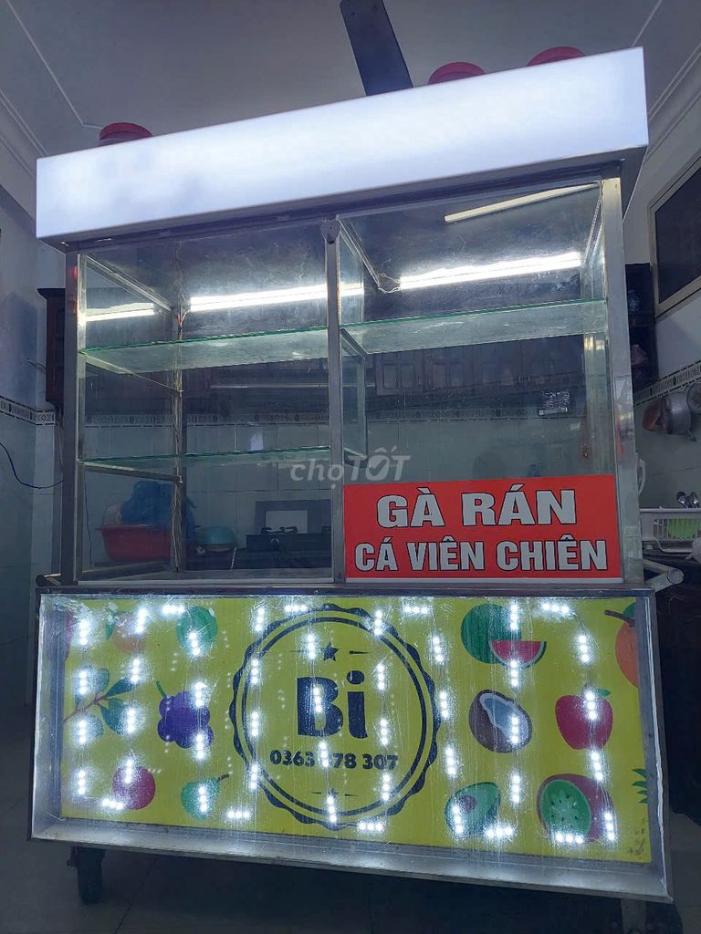 Xe đẩy chiên Inox Bạc 1m8. Mua bán Đồ chuyên dụng, Giống nuôi trồng tại Quận Bình Tân Tp Hồ Chí Minh được đăng bởi Nguyễn Thị Minh hình 1