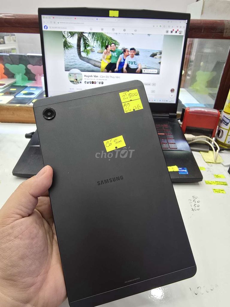 Samsung Tab A9 64GB 4G. Mua bán Máy tính bảng tại Thành phố Long Xuyên An Giang được đăng bởi Facebook Cầm Đồ Thúy Vân hình 1