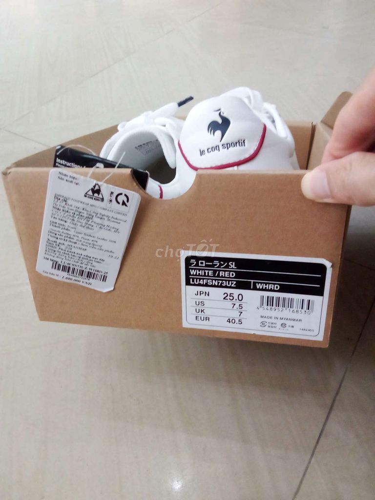 Giày thể thao Le Coq Sportif Trắng Da 40.5. Mua bán Giày dép tại Quận Ngô Quyền Hải Phòng được đăng bởi Nguyễn Tuan hình 1