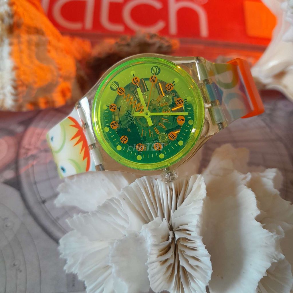 ♻️ Swatch Thụy Sỹ Có nhạc báo thức Fullbox ♻️