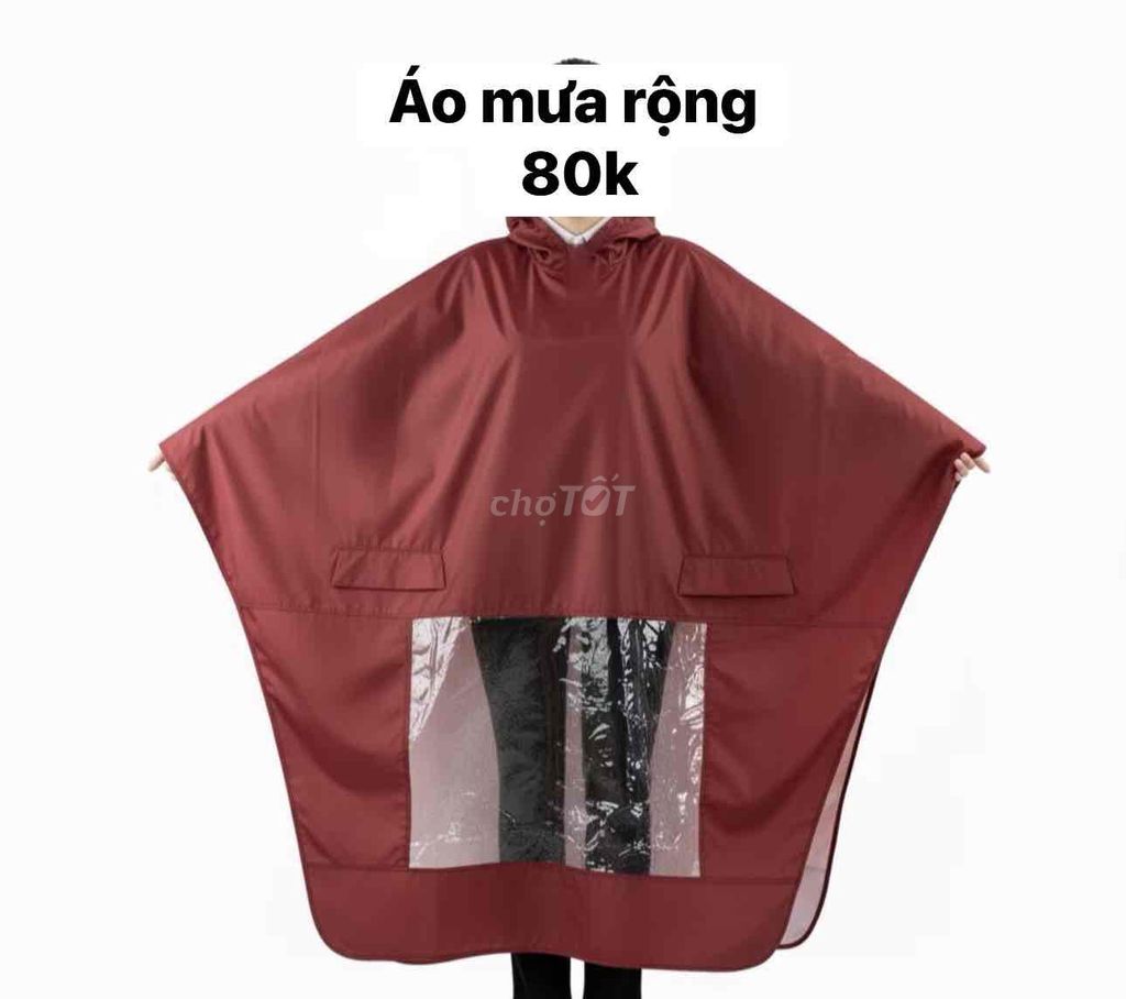 Áo mưa chống thấm màu Đỏ đô. Mua bán Quần áo tại Quận Bắc Từ Liêm Hà Nội được đăng bởi Chiến hình 1
