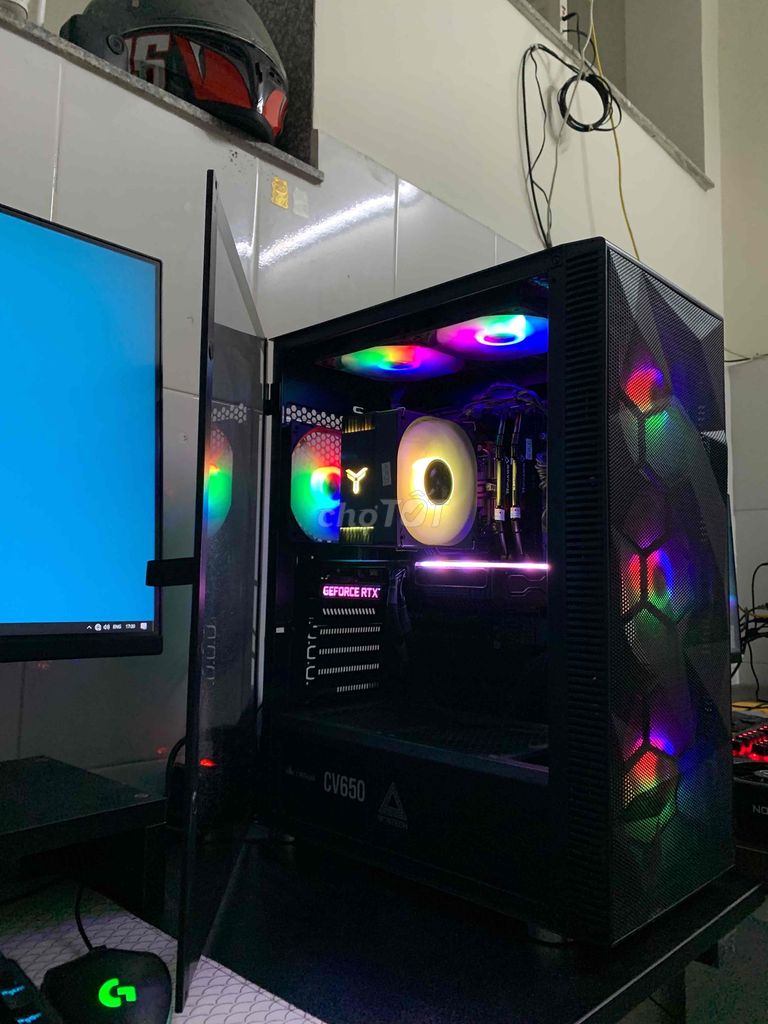 Thanh lý pc mạnh 3060Ti Màn 27 inch