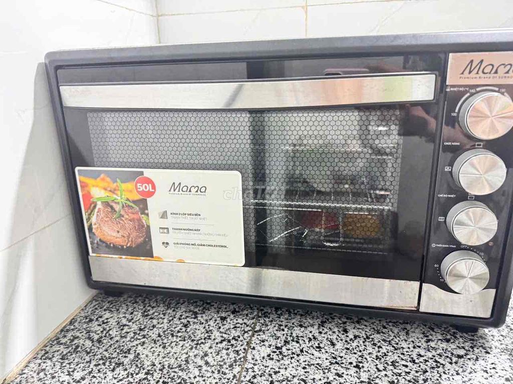 Lò nướng Sunhouse SHD4250S 50 lít. Mua bán Bếp, lò, đồ điện nhà bếp tại Thành phố Phan Rang-Tháp Chàm Ninh Thuận được đăng bởi Gia Dụng Tổng Hợp hình 1