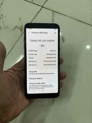 Băn Samsung A6 màn zin vỏ xấu nhỏ gọn. Mua bán Điện thoại tại Quận Hà Đông Hà Nội được đăng bởi Mạnh Mobile