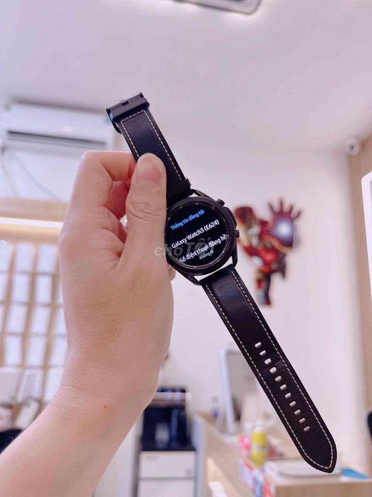 Samsung Galaxy Watch 3 Dây da Đen đẹp keng nét. Mua bán Thiết bị đeo thông minh tại Quận Đống Đa Hà Nội được đăng bởi Ngô Minh Hoàng hình 1