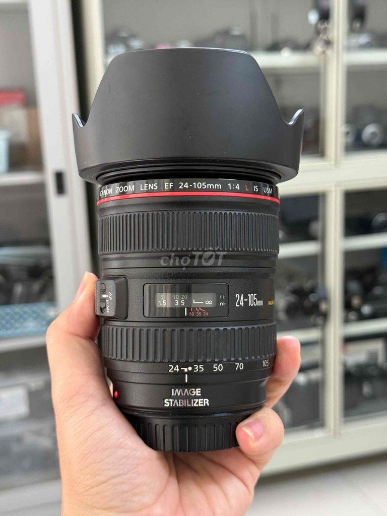 Ống kính Canon 24-105 F4 L Như Mới. Mua bán Máy ảnh, Máy quay tại Quận Cầu Giấy Hà Nội được đăng bởi Vũ Tiệp Camera hình 1