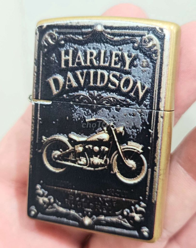 Bật lửa Zippo Harley Davidson Đồng Mỹ. Mua bán Đồ sưu tầm, đồ cổ tại Quận Long Biên Hà Nội được đăng bởi Trường Giang  hình 1