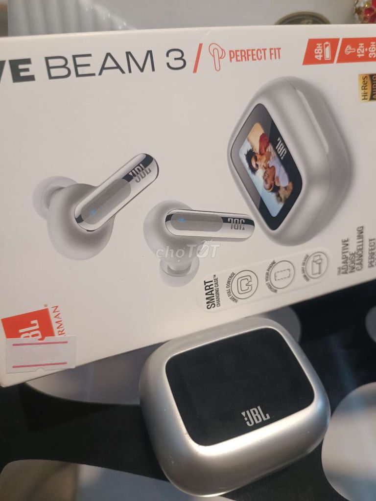 Tai nghe không dây JBL Live Beam 3 Trắng. Mua bán Tivi, Âm thanh tại Quận 12 Tp Hồ Chí Minh được đăng bởi Nhân Tâm Đắc hình 1