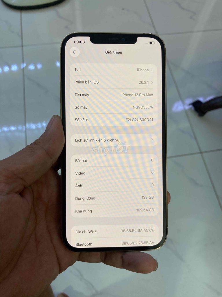 iPhone 12 Pro Max 128GB Bao gop nợ xấu. Mua bán Điện thoại tại Thành phố Cao Lãnh Đồng Tháp được đăng bởi DUYMOBILE hình 1