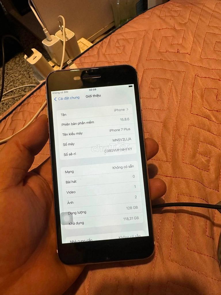 Apple iPhone 7 Plus 128GB Vàng đồng Đã sử dụng. Mua bán Điện thoại tại Quận 10 Tp Hồ Chí Minh được đăng bởi Hội Đồ Điện Tử hình 1