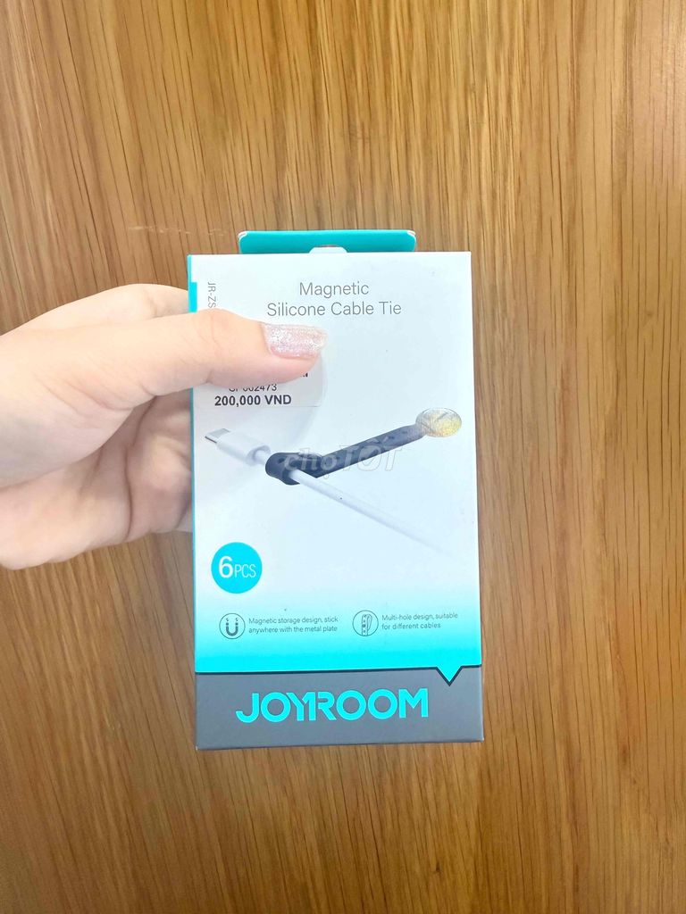 Dây quấn cáp Joyroom JR-ZS422 Silicone Đen. Mua bán Phụ kiện (Màn hình, Chuột...) tại Quận Ninh Kiều Cần Thơ được đăng bởi Minh Phát hình 1